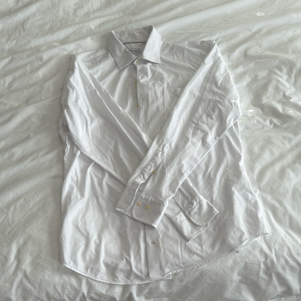 Peter Millar, Crown comfort, white button-down